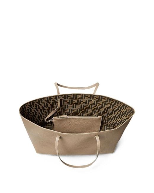 Fendi Natural Roll Medium Shopper