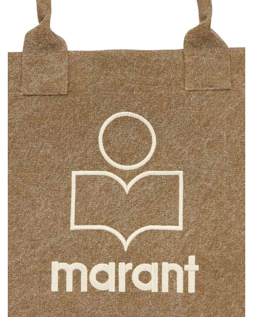 Isabel Marant Natural Yenky Zipped Tote Bag