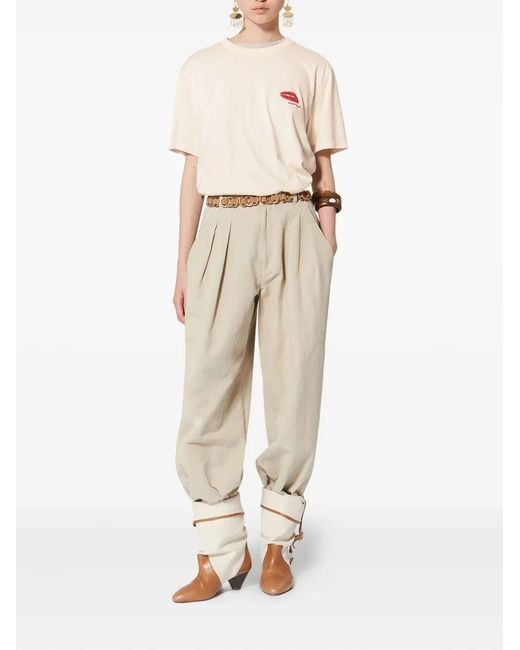 Isabel Marant White Zewel Cotton T-Shirt