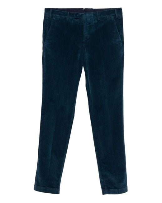Pantaloni Torino Blue Master Corduroy Slim-Fit Trousers for men