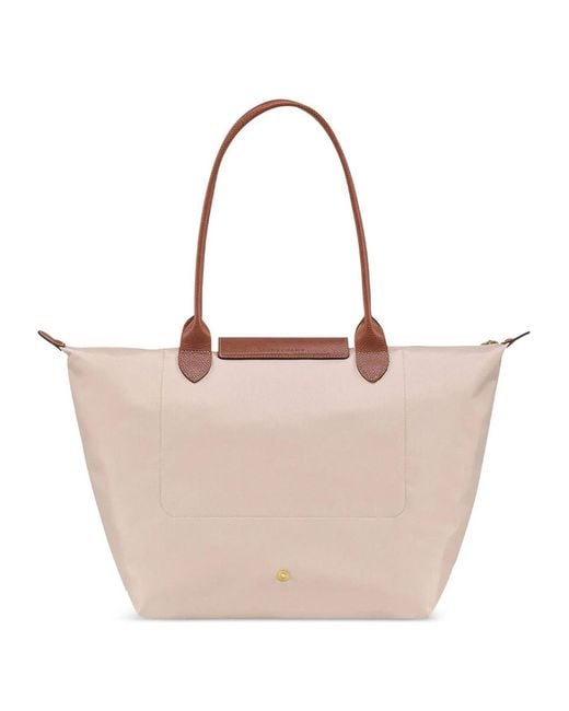 Longchamp Natural Shoulder Bag L Le Pliage Original