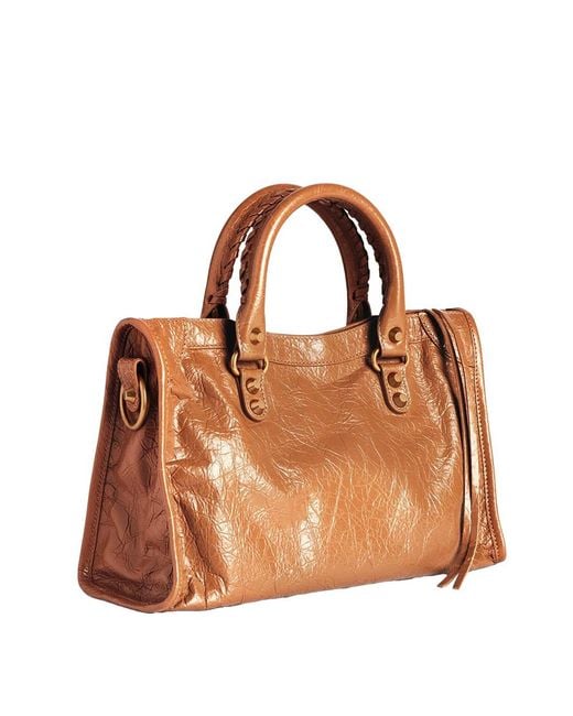 Balenciaga Brown Le City Bag Small
