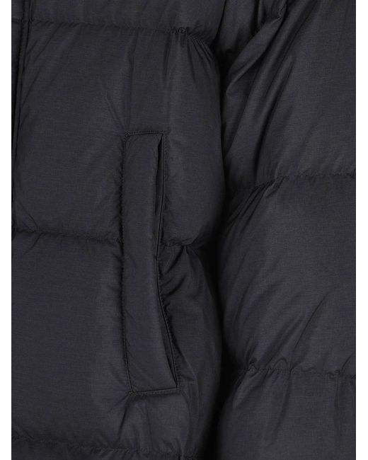 Herno Blue Long Down Jacket With Hood for men