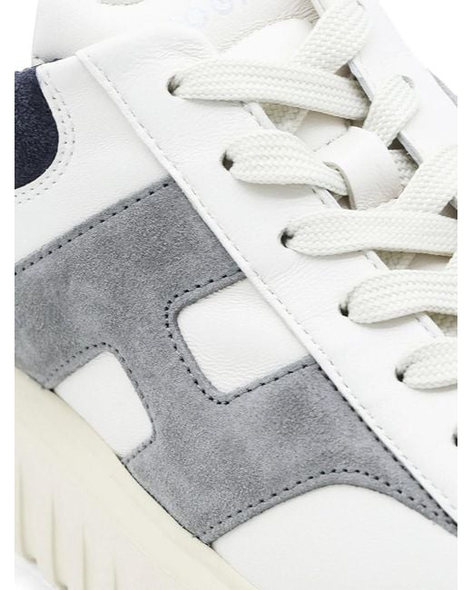 Hogan White Sneakers H-Stripes for men
