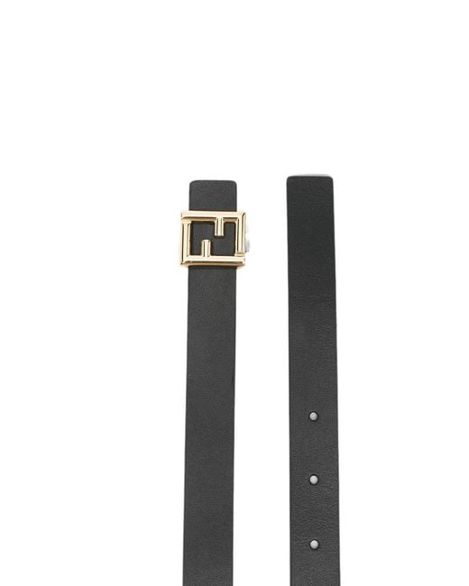 Fendi White Ff Reversible Belt 20 Mm