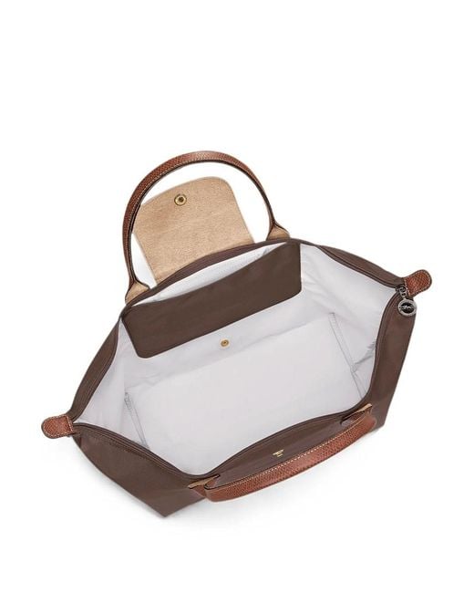 Longchamp Brown Bag With Handle L Le Pliage Original