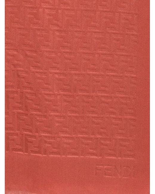 Fendi Red Stola 65X200 Gots
