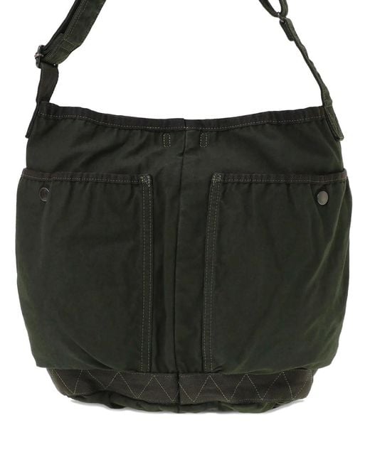 Porter-Yoshida and Co Black Crag Large Shoulder Bag for men