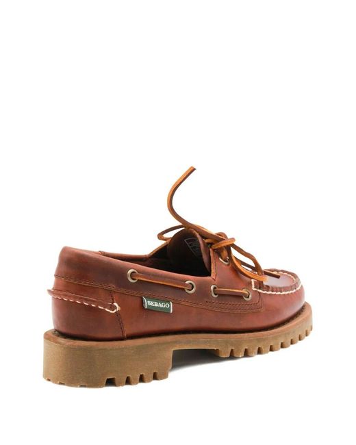 Sebago Brown Ranger Waxy Loafers