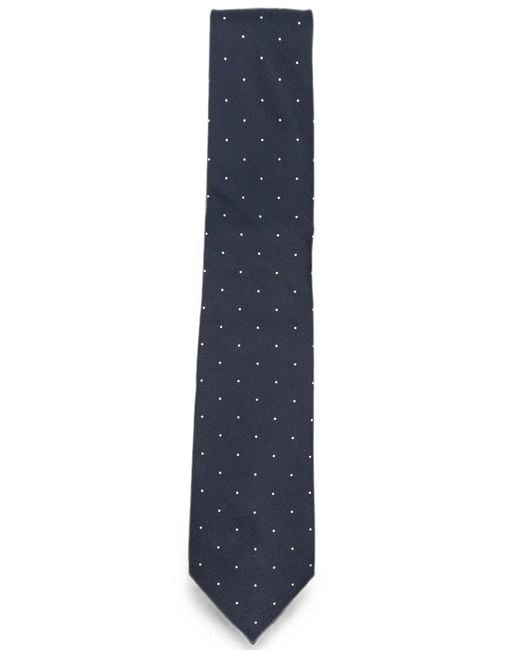 Tom Ford Blue Polka Dot Silk Tie for men