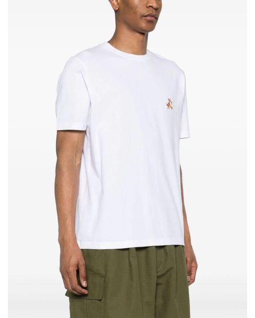 Maison Kitsuné White T-Shirts And Polos for men