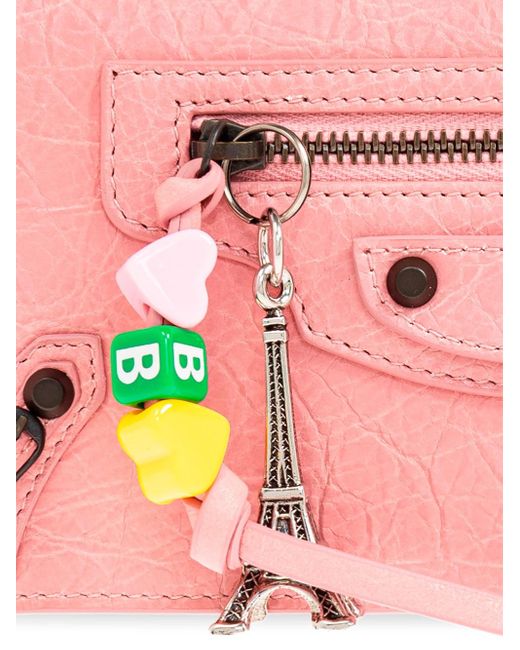 Balenciaga Pink Wallet With Logo