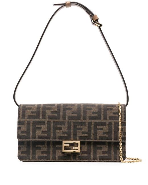 Fendi Brown Wallet On Chain