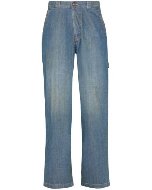 Maison Margiela Blue Denim Cotton Jeans