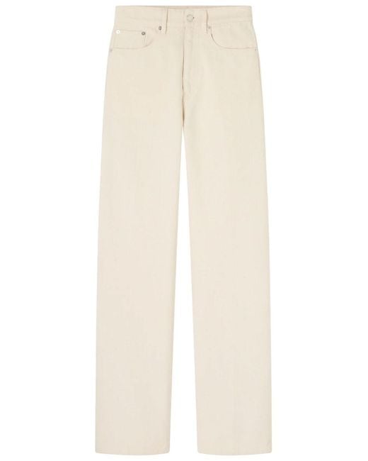 A.P.C. Natural High Waist Domino Jeans