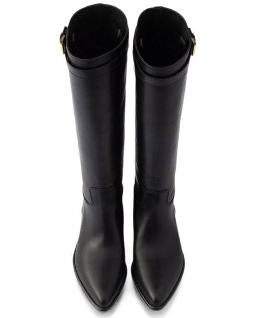 Prada Black Leather Boots