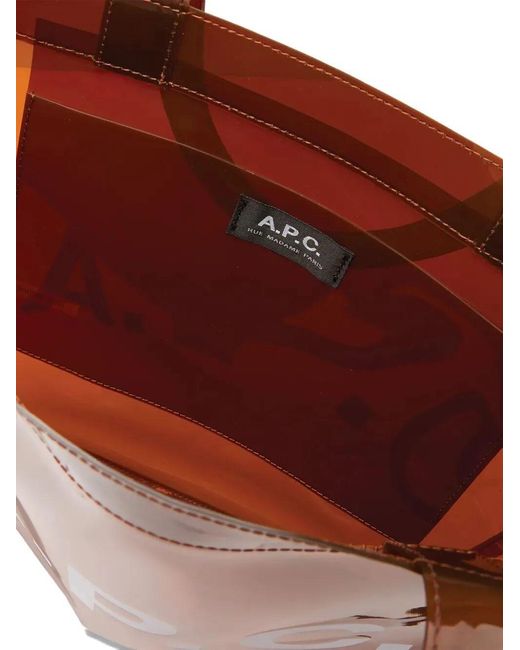 Borsa Tote Lou di A.P.C. in Red