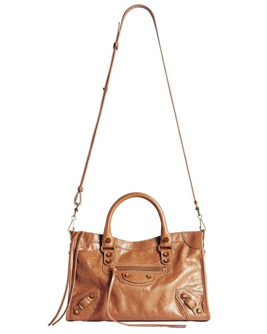 Balenciaga Brown Le City Bag Small