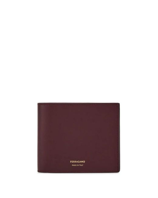 Ferragamo Purple Bi-fold Wallet Accessories for men
