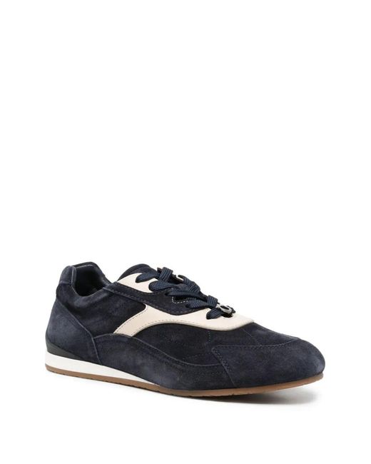 Ferragamo Blue Sneakers Sebastien for men