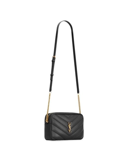 Saint Laurent White Loulou Camera Bag