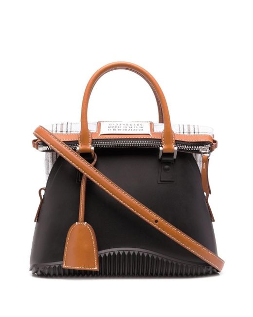 Maison Margiela Leather Bugatti Tote Bag in Black Lyst