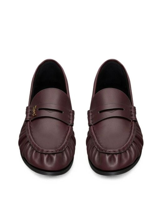 Saint Laurent Brown Helios Loafers for men