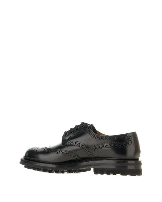 Church's Black Brogue Derby Shoes for men