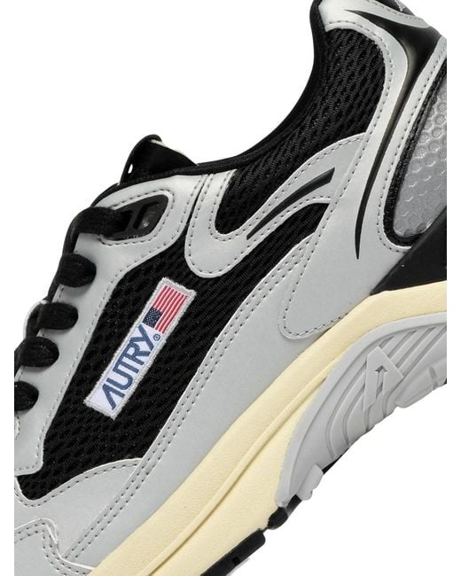 Autry Black Hyperway Low Sneakers for men