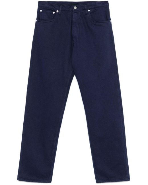 Prada Blue Straight Leg Tapered Jeans for men