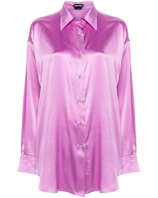 Tom Ford Pink Relaxed Fit Shirt