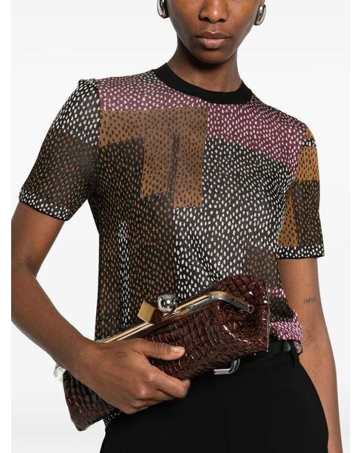 Fendi Brown 'Peppered Falena' Sweater