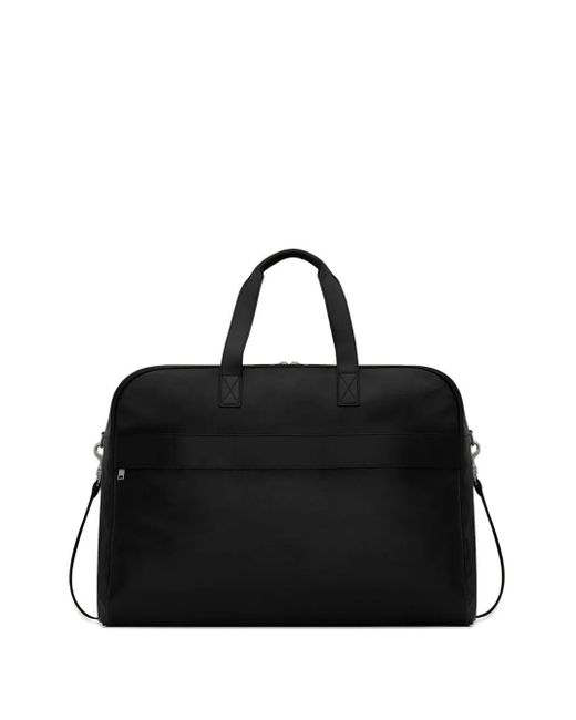 Saint Laurent Black Maxi Top-Handle Duffel Bag for men