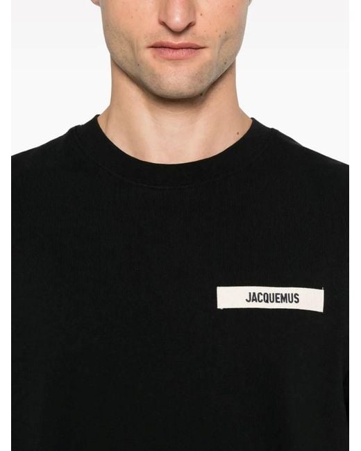 Jacquemus Black Logo Band T for men