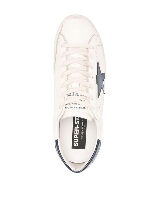 Golden Goose Deluxe Brand White Flat Shoes for men