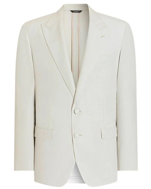 Dolce & Gabbana White Dolce & Gabbana Giacca for men