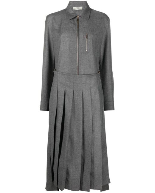 Fendi Gray Dress Clothing