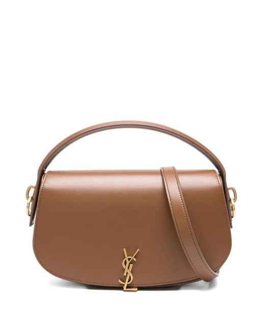 Saint Laurent Brown Voltaire Bag