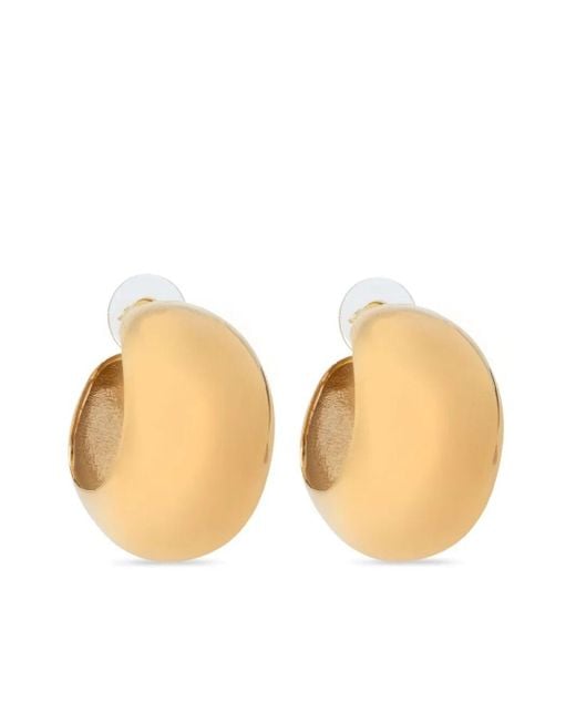Isabel Marant Natural Large Hoops Accessories