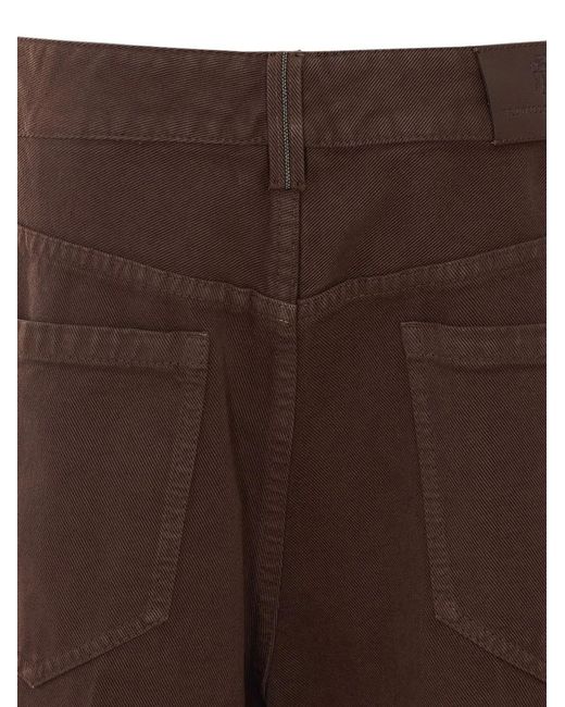 Brunello Cucinelli Brown Pantaloni