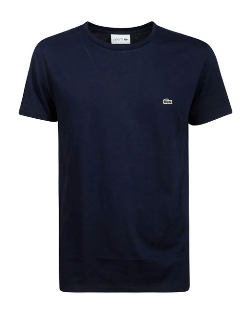 Lacoste Blue Pima Cotton T-Shirt for men