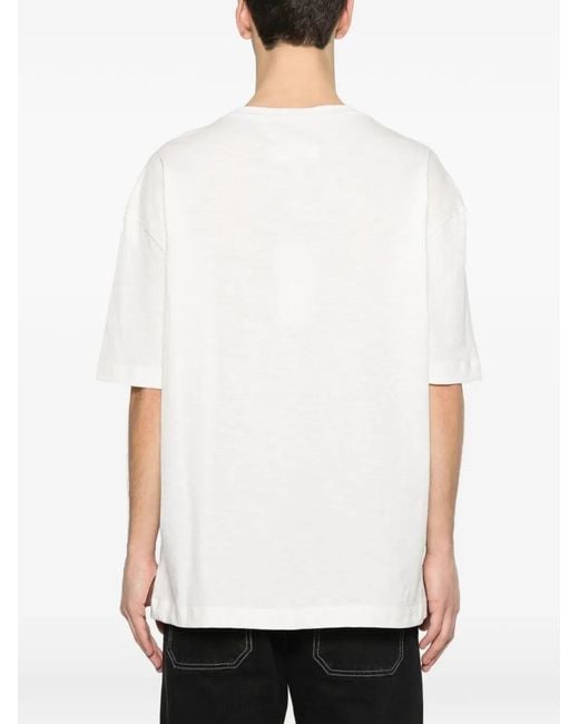 Maison Margiela White Cotton T-Shirt for men
