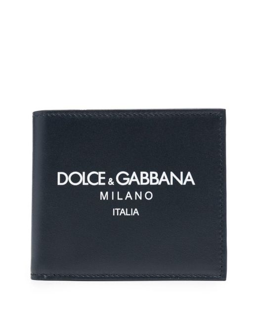 PORTAFOGLIO LOGO di Dolce & Gabbana in Blue da Uomo