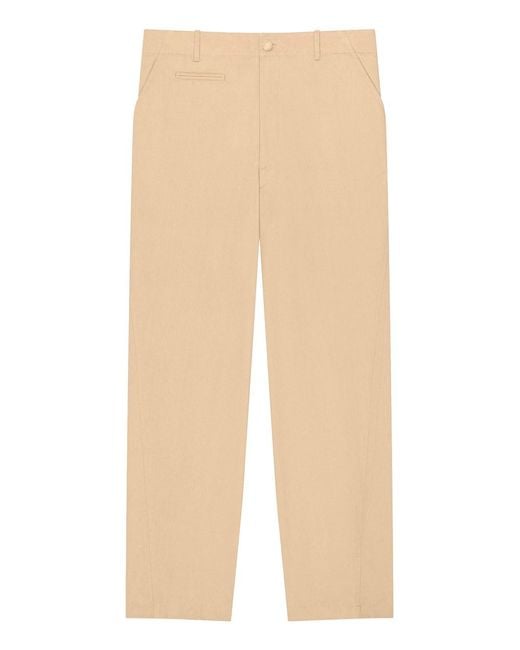Givenchy Natural Couture Seam Fitted Leg Trouser Clothing for men