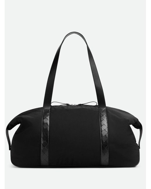 Bottega Veneta Black Crossroad Weekender Large Bags for men