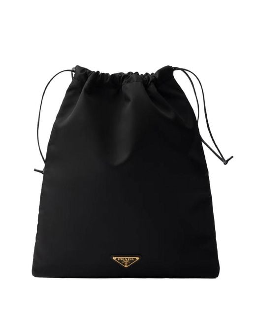 Prada Black Wish Re-Nylon Pouch