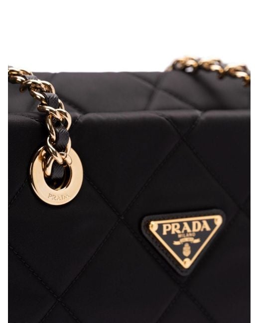 Borsa A Spalla Re-Edition Chaîne 1995 di Prada in Black