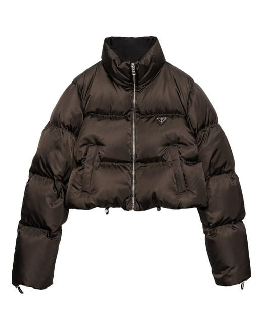 Prada Black Piumino Cropped