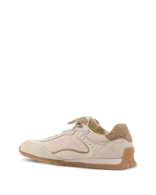 Fendi Multicolor Wave Pulse Suede Sneakers