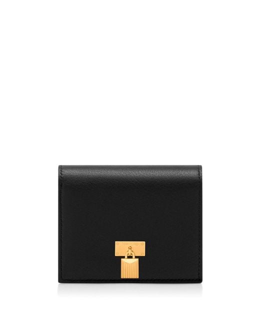 Tom Ford Black Compact Wallet Accessories